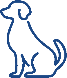 filter icon dog